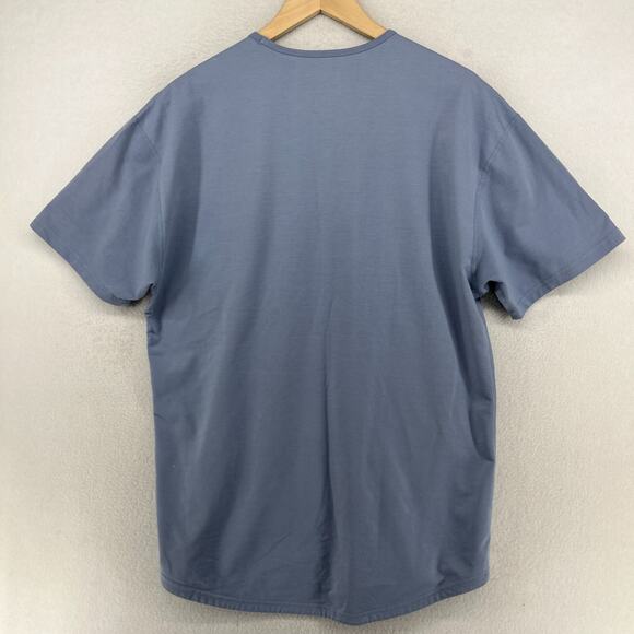 BYLT Shirt Mens XL Drop Cut Signature Premium Basics Short Sleeve S/S Atlantic - Picture 2 of 14